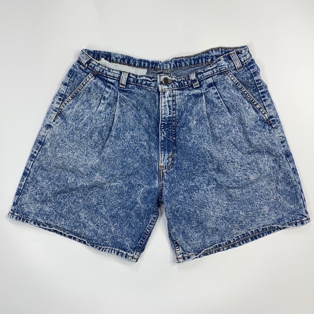 Levis Vintage Silver Tab Acid Wash Shorts Size 34
